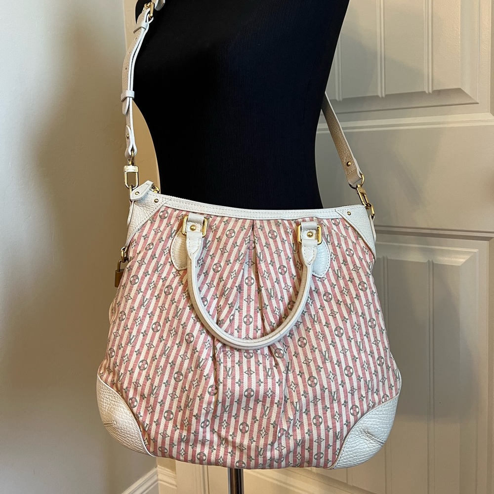 🚫SOLD🚫 Authentic Louis Vuitton Croisette Mini Lin Marina PM Two-Way Bag